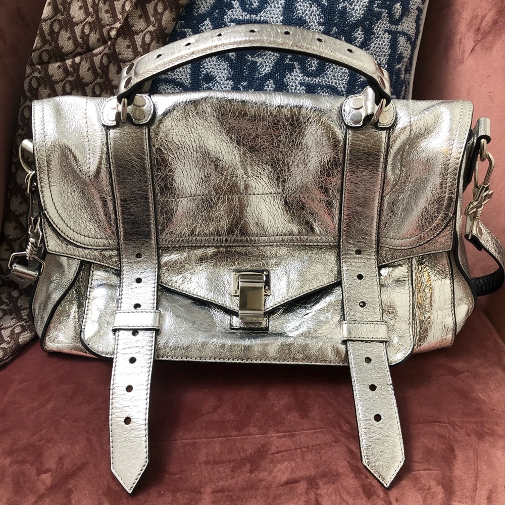 SOLD!!!! Proenza Schouler PS1 medium in Silver